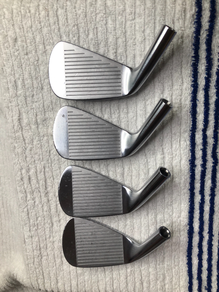 Fers De Golf Miura CB57 Série 1957 - Set 4 à PW, 7 Fers Droitier, Shafts Dynamic Gold R300, Reconditionnés