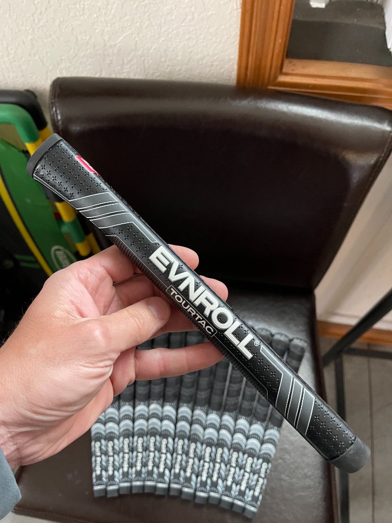Evnroll Impugnatura Per Putter 1.0 Gravity - Taglia Media 123g (Rosso/Bianco/Grigio)