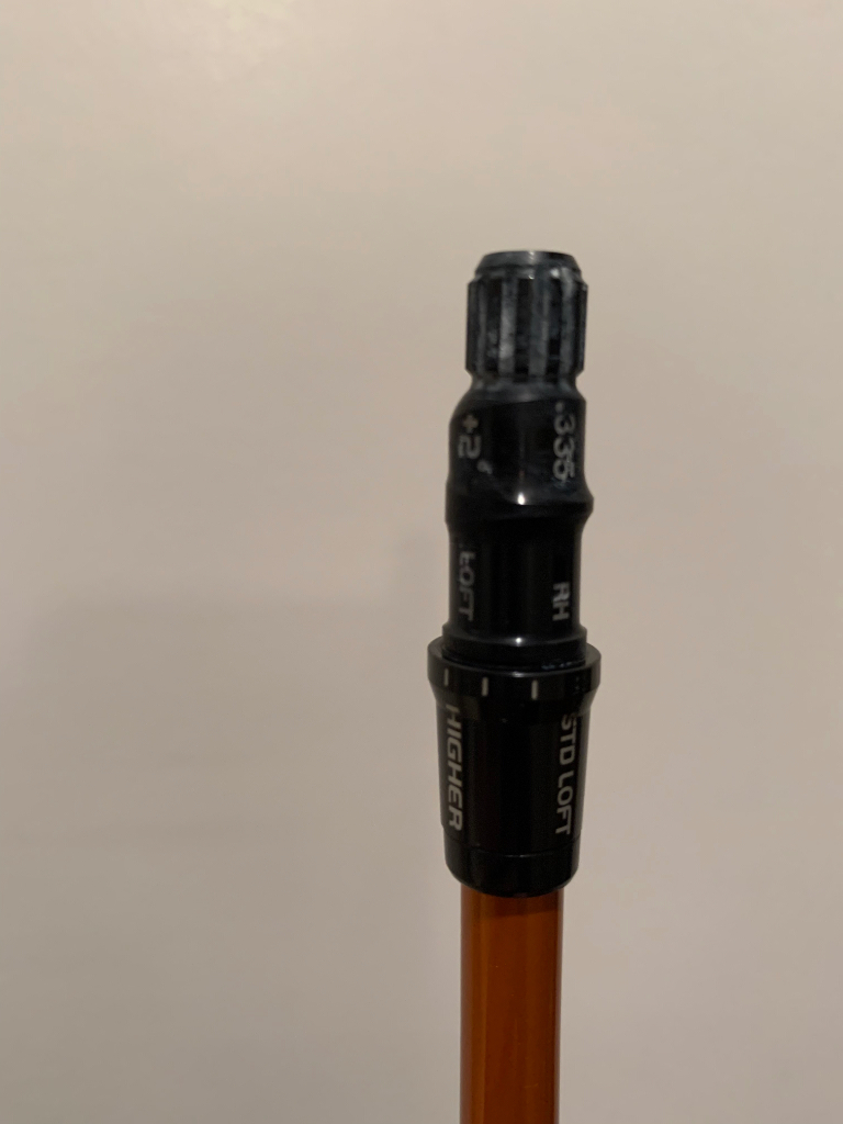White Galvanic Corrosion On TaylorMade Shaft Adapter WRX Club Techs 