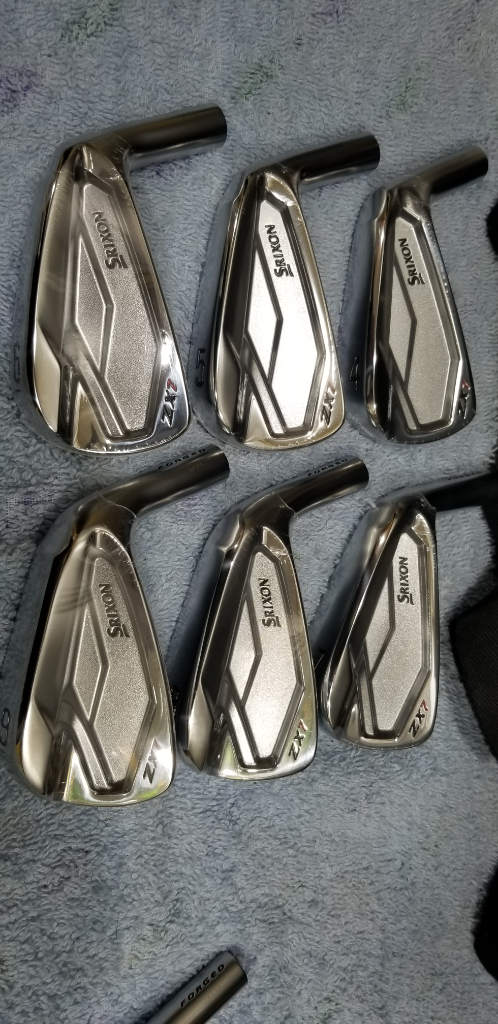 SOLD! Srixon O.G. ZX-7 Iron heads New in wrapper. & Wedges AW