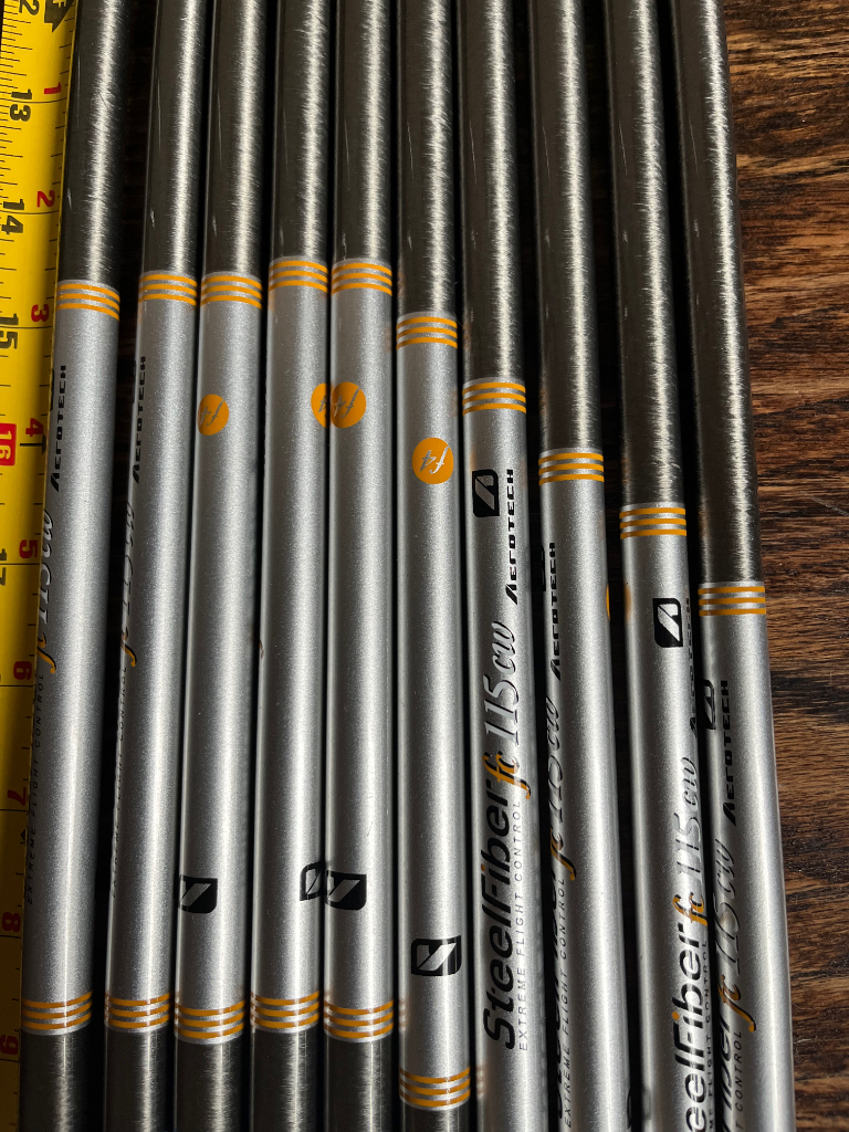 Shafts Aerotech SteelFiber FC115 CW Fer Graphite Stiff 4-PW Lot 7