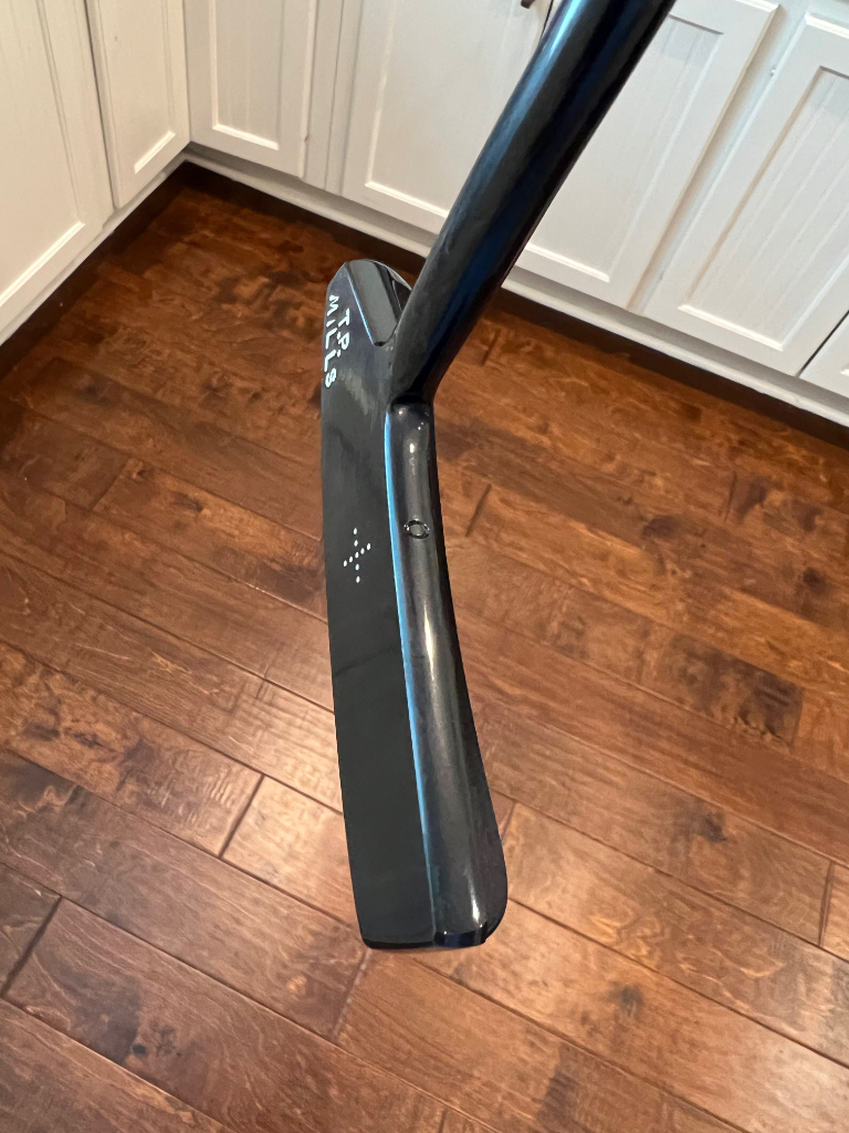 T.P. Putter fait main MILLS droitier sans couvre-chef