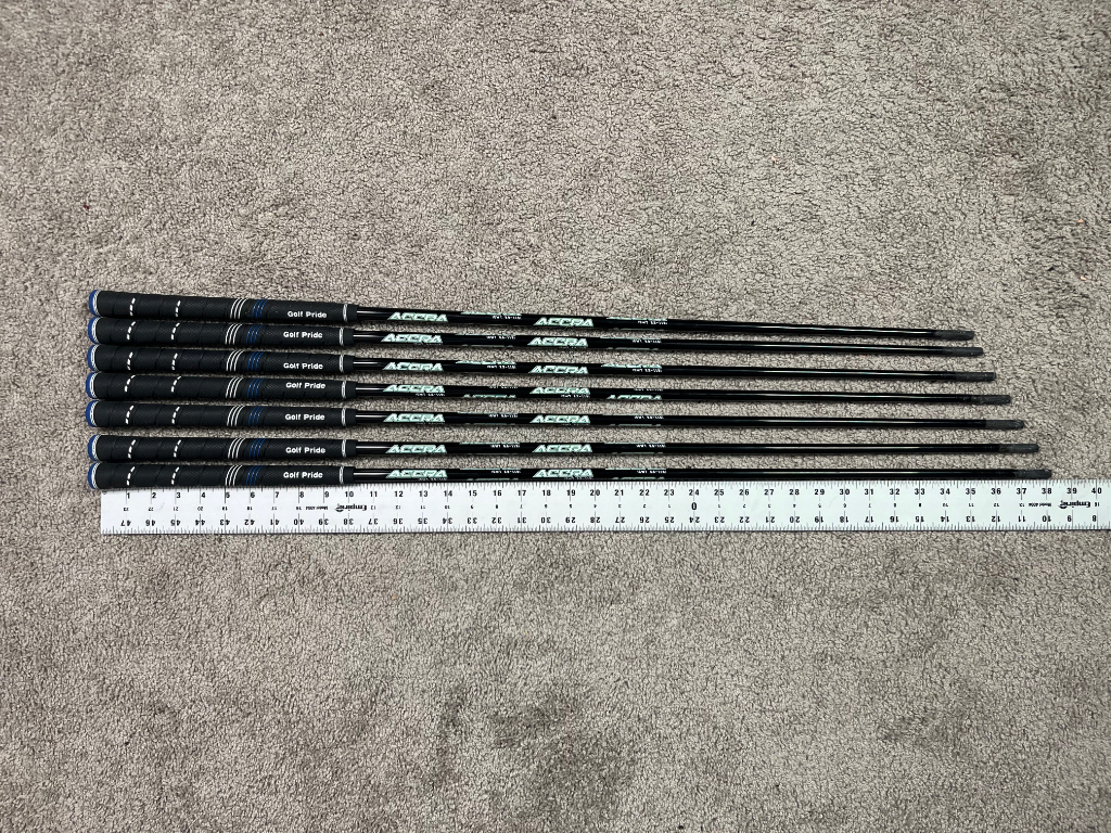 Shaft Accra ICWT 2.0 75i Régulier Graphite – 0.370 Tip, Neuf 39 Pouces