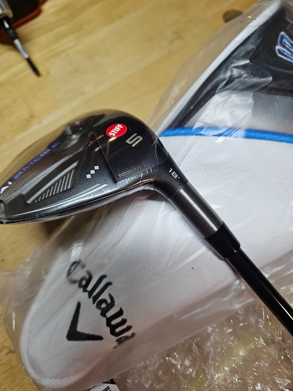 Callaway Paradym Ai Smoke Triple Diamond 18* 5 Wood Stiff Excellent