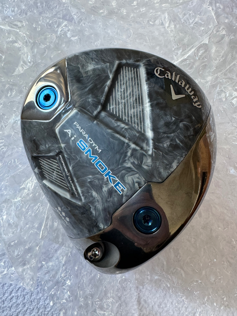 LH CALLAWAY AI SMOKE TRIPLE DIAMOND 9° HEAD ONLY W/ HEADCOVER AND EXTRA