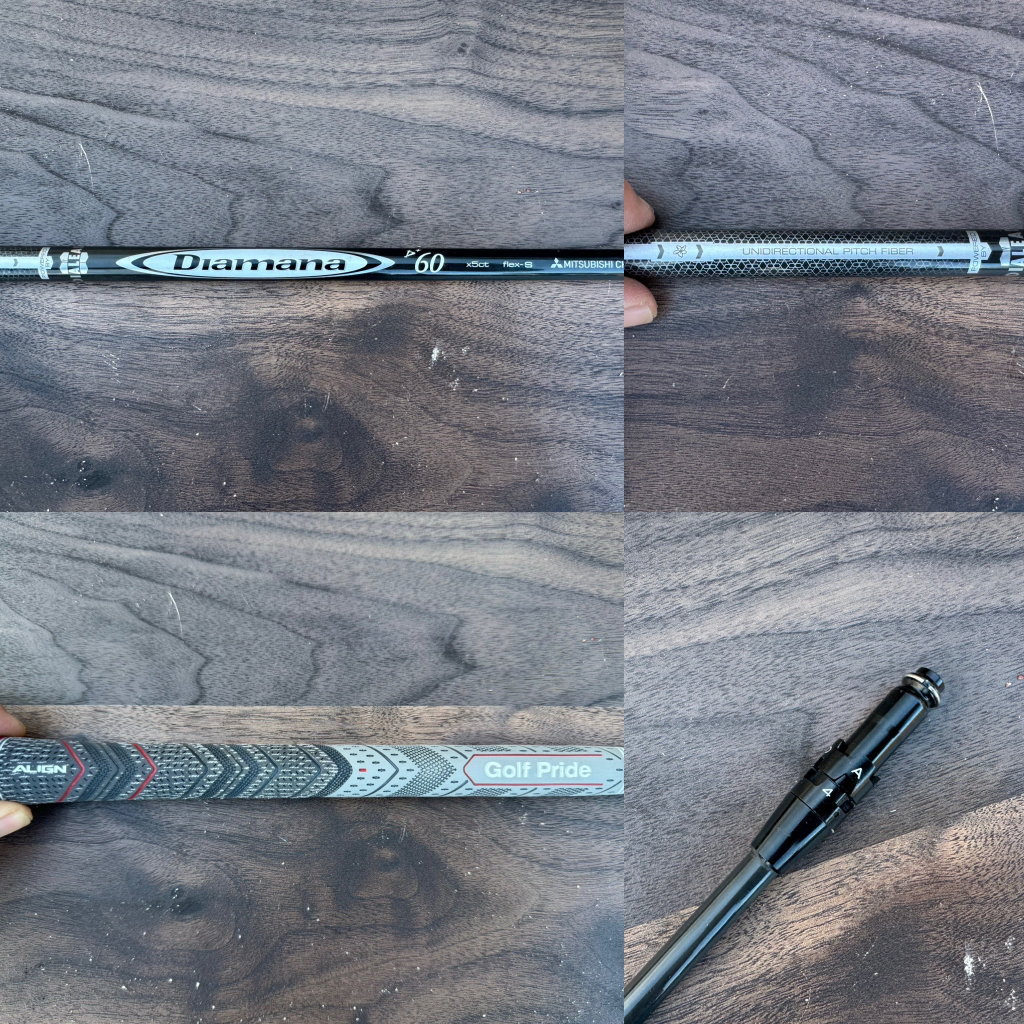 Assembled) Mitsubishi Diamana D+Plus Limited Driver Shaft with Adapte