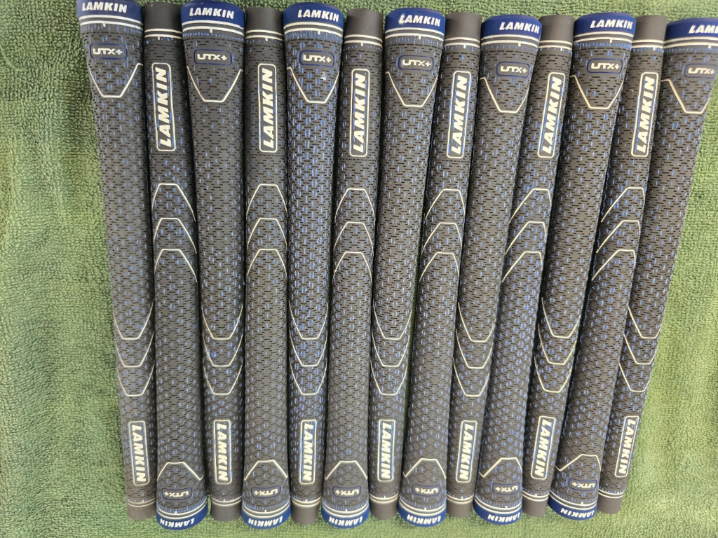 Lamkin UTx Wrap Grip Da Golf Standard - Nero, Tecnologia 3 Strati, 52g, Unisex Adulto