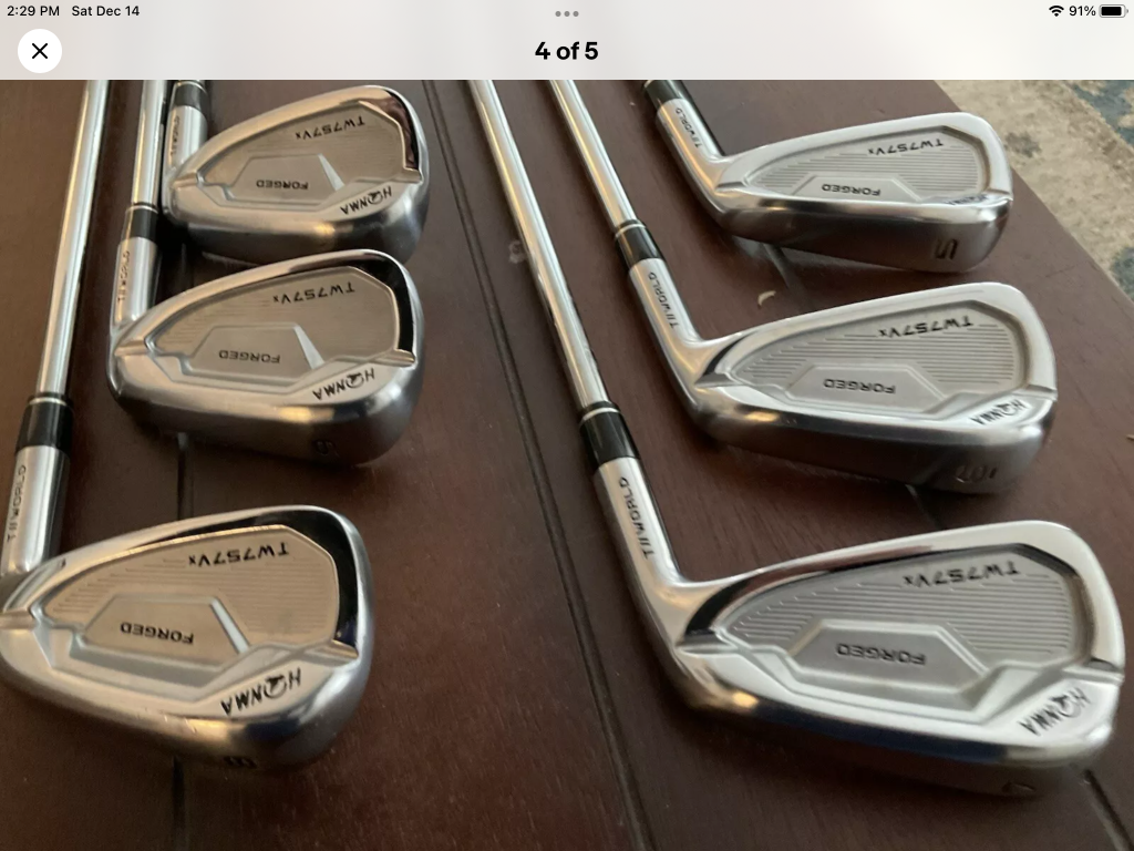 Ensemble fer à repasser droter HONMA TW717V 5-10 VZARD 550 Flex S