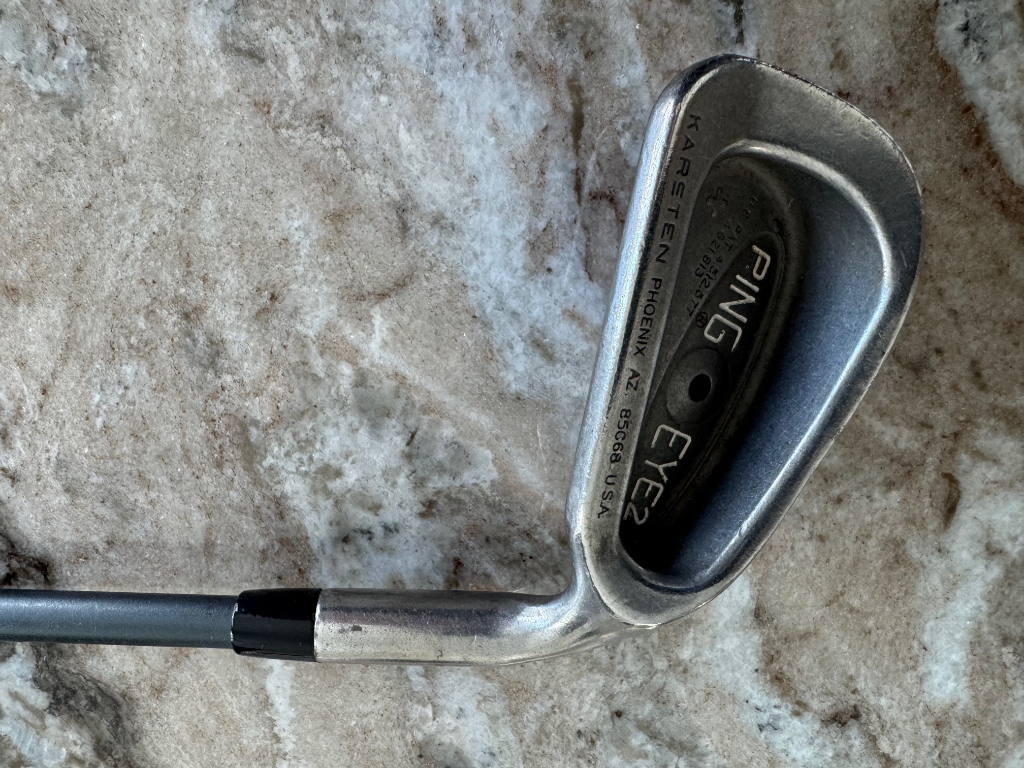 Ping Eye 2 + cale de tangage PW point bleu Ping KT arbre acier LH gaucher
