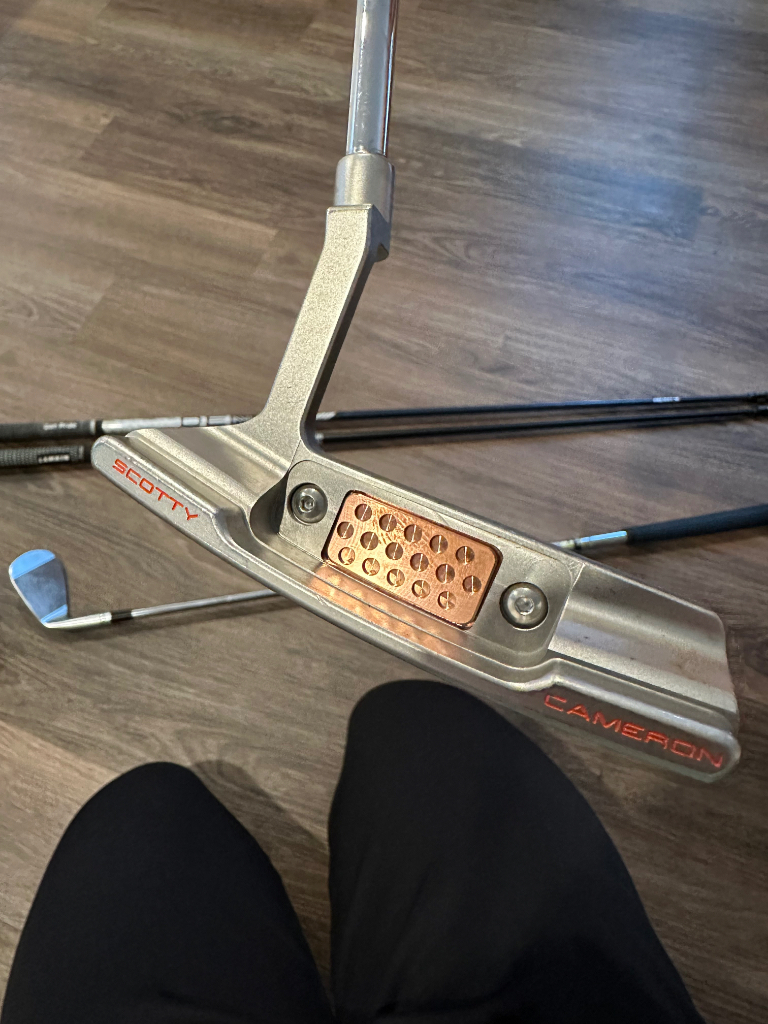 Scotty Cameron Stealth Manches Longues – Gris, 1/4 Zip, Taille M, Peter Millar