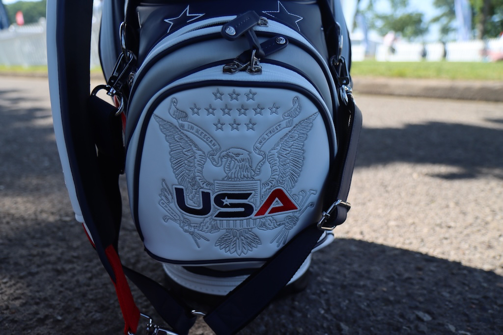 US Ryder Cup team golf bag by Swag - 2025 Rocket Classic - Tour and Pre